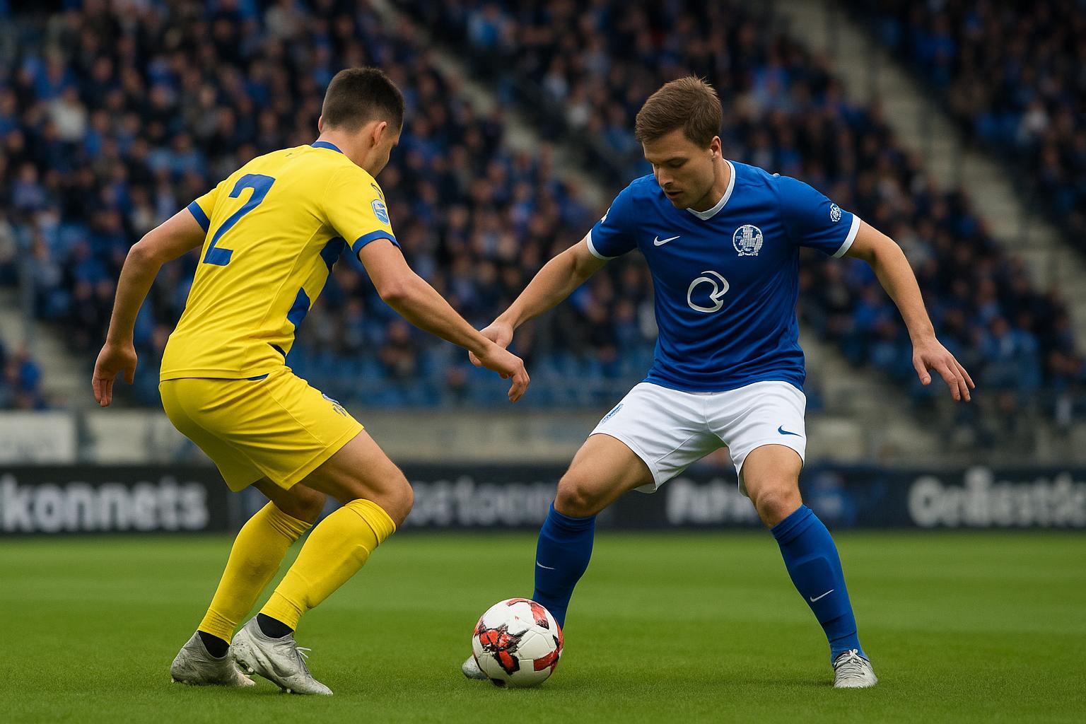 Sfeerbeeld van KAA Gent tegen STVV in de Planet Group Arena tijdens de Champions’ Play-Offs