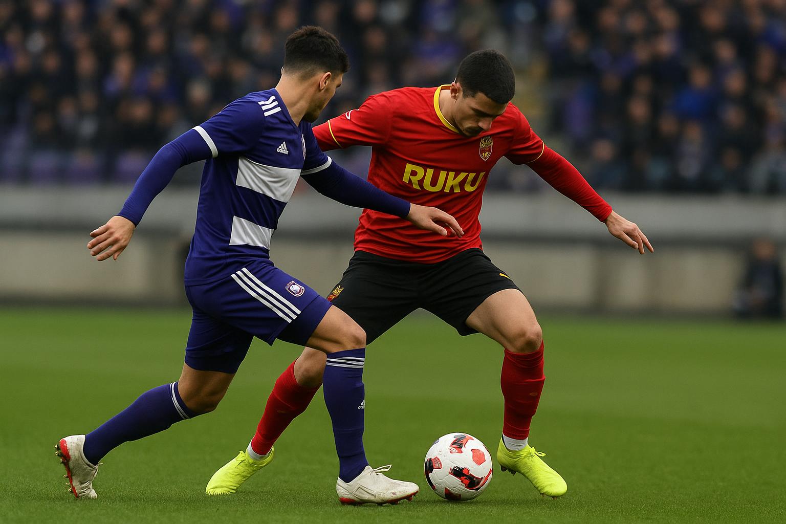Mihajlo Cvetkovic van RSC Anderlecht in wedstrijdactie tijdens een competitieduel