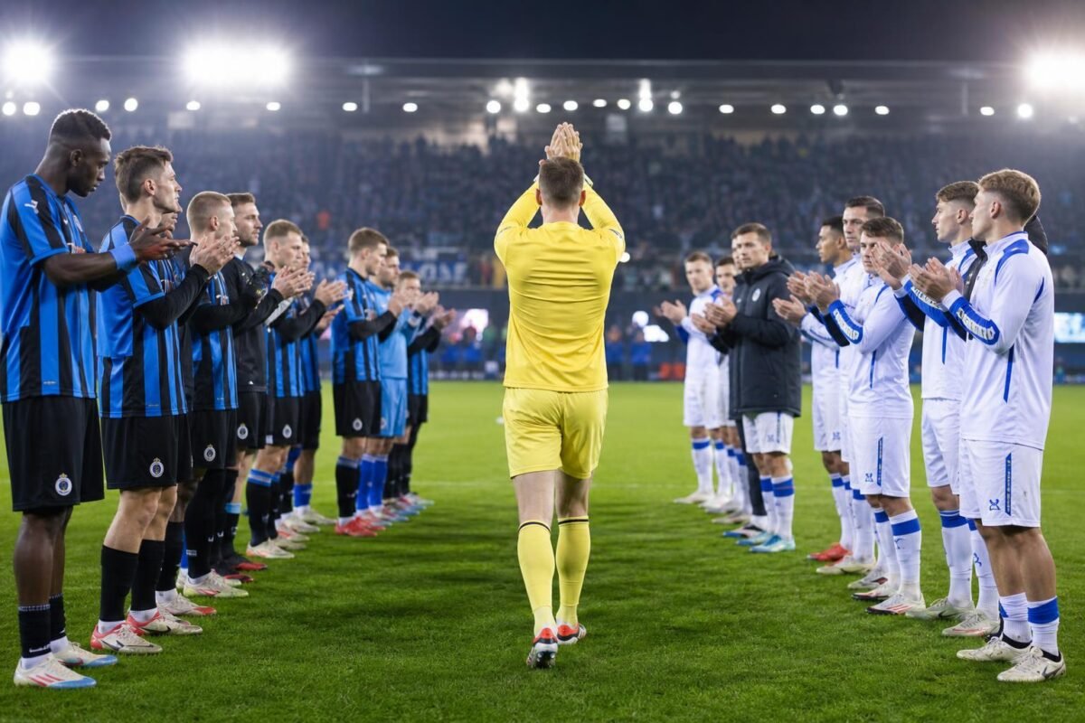Club Brugge neemt afscheid van Simon Mignolet na de match tegen KAA Gent