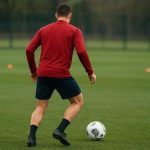 Yakup Kirtay in trainingscontext als centrale verdediger bij Erzurumspor