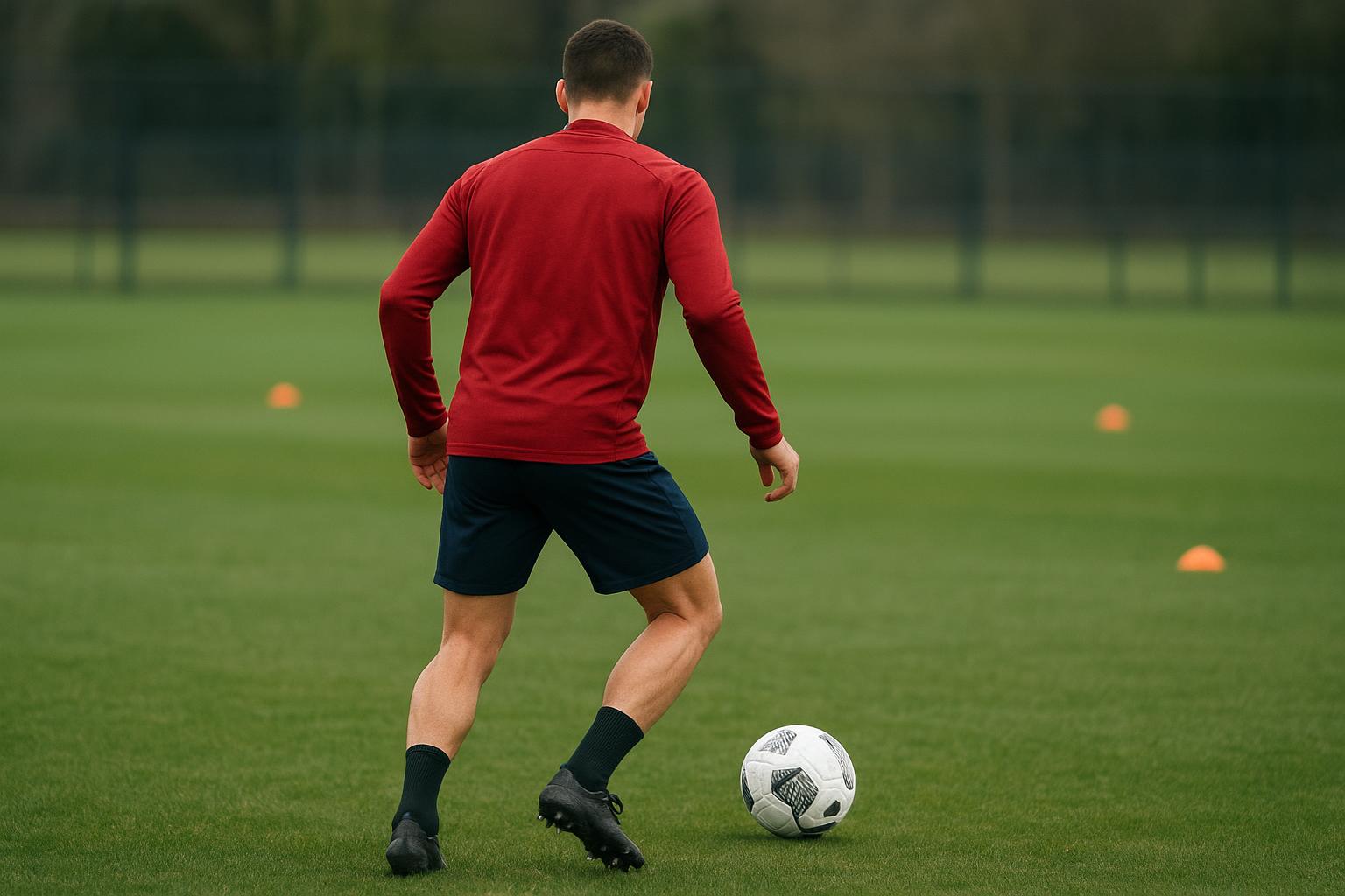 Yakup Kirtay in trainingscontext als centrale verdediger bij Erzurumspor