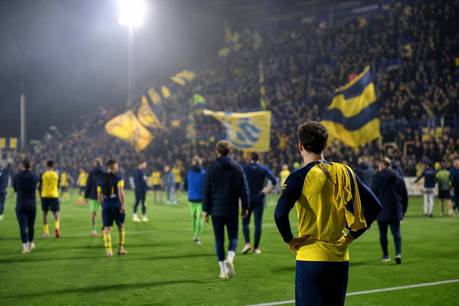 Union-sfeer in het Dudenpark na een opvallende slotmatch tegen Anderlecht