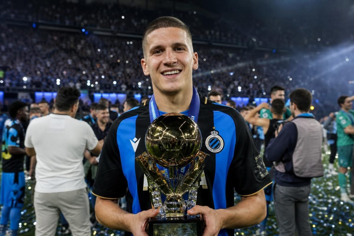 Christos Tzolis krijgt erkenning na zijn sterke seizoen bij Club Brugge