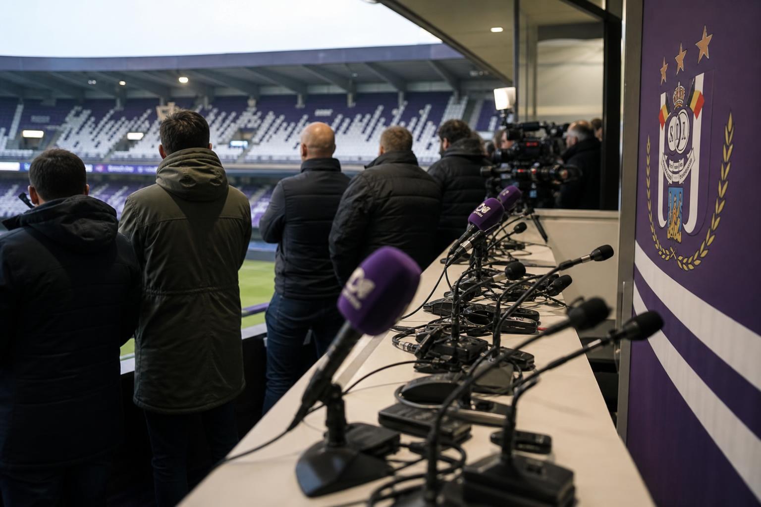 Gespannen perssfeer bij RSC Anderlecht rond de zoektocht naar een nieuwe hoofdtrainer