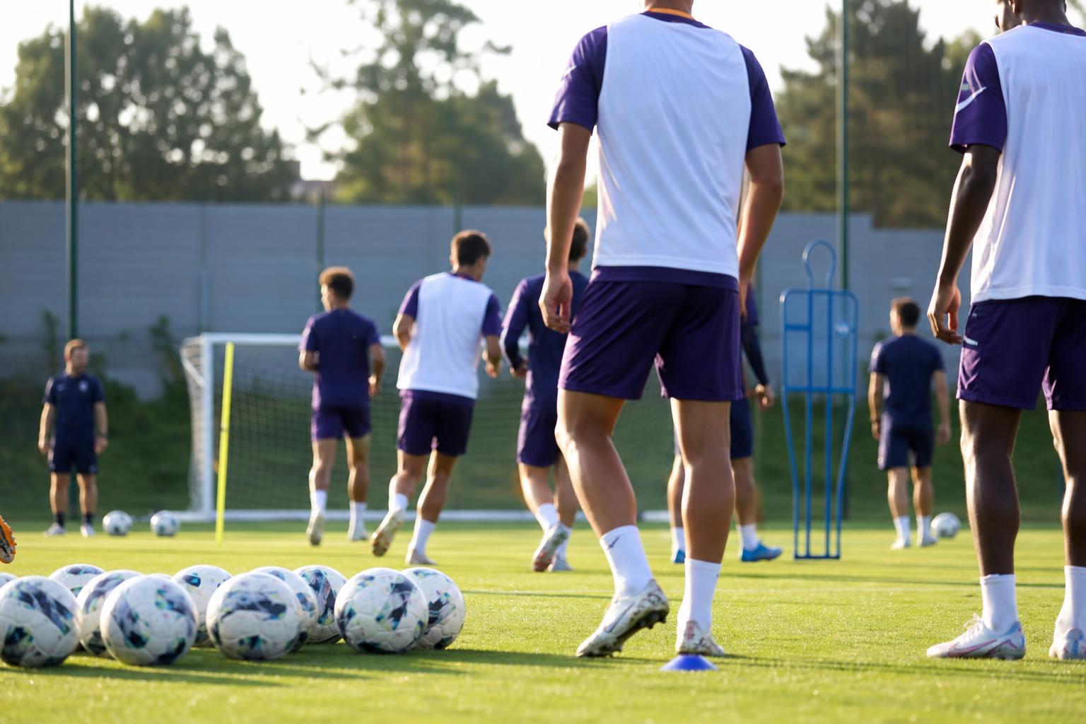Gespannen trainingssfeer bij Anderlecht tijdens de voorbereiding op Europees voetbal