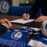 KAA Gent-sfeerbeeld bij de contractverlenging van Ruslan Vydysh