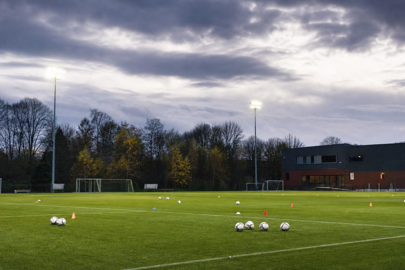 Trainingscomplex van de Rode Duivels in Tubeke na een onderbroken WK-voorbereiding