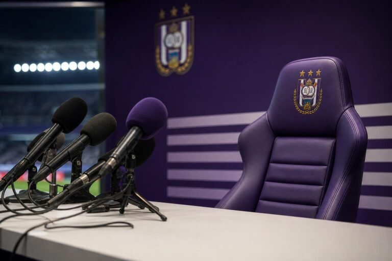 Gespannen perscontext rond de trainerszoektocht van Anderlecht