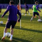 Trainingsmoment bij RSC Anderlecht met focus op jonge spelers
