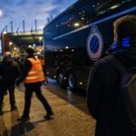 Transfercontext rond Club Brugge met blauw-zwarte sfeer rond een mogelijk dossier.
