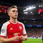 Leandro Trossard in Arsenal-context voor de Champions League-finale