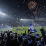 Sfeerbeeld bij Como na een historische kwalificatie voor de Champions League