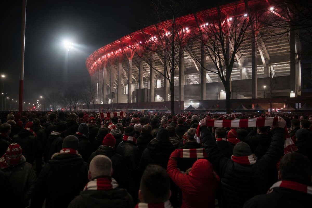 Gespannen sfeer rond de Bosuil bij Royal Antwerp FC