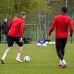 Trainingssfeer bij de Rode Duivels in Tubeke zonder herkenbare gezichten