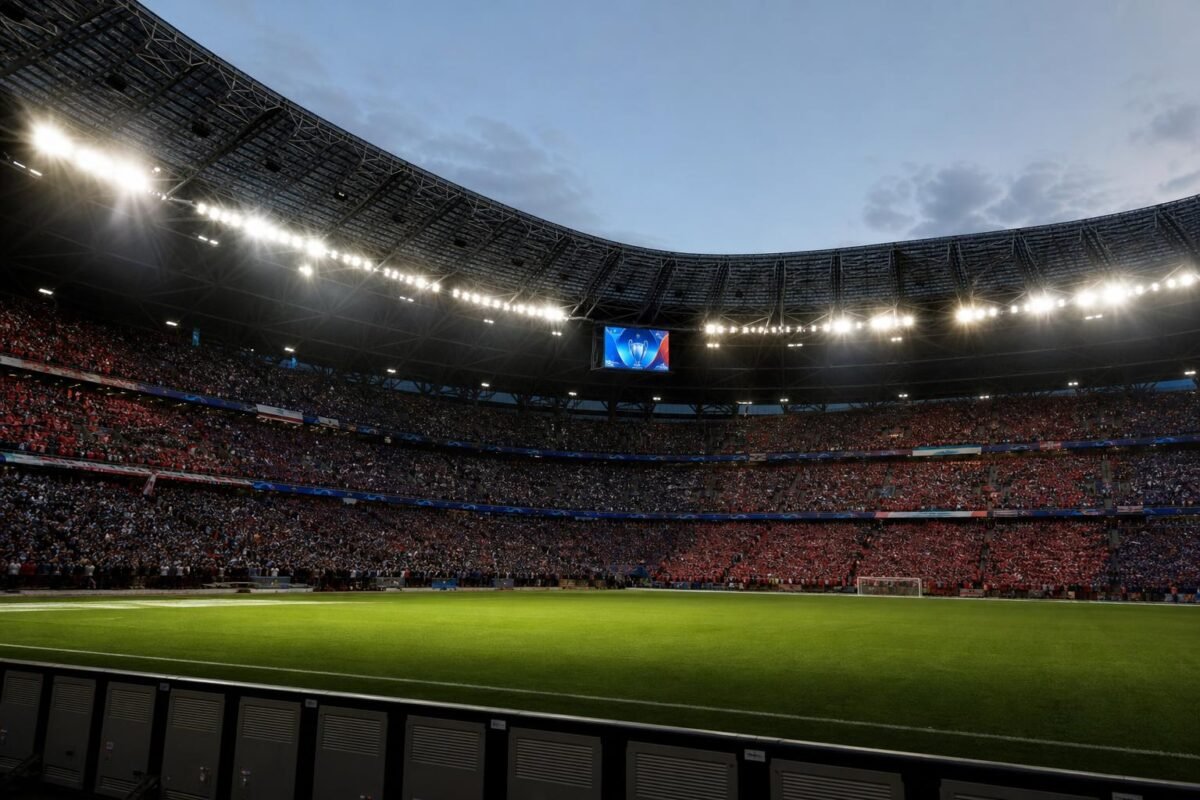 Champions League-finale tussen Paris Saint-Germain en Arsenal FC in Budapest