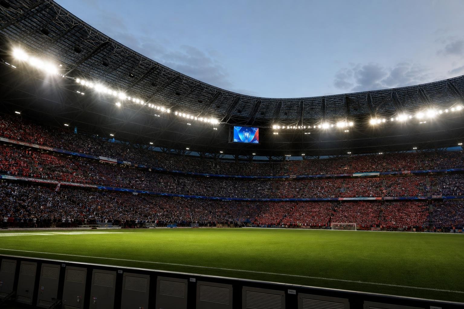 Champions League-finale tussen Paris Saint-Germain en Arsenal FC in Budapest