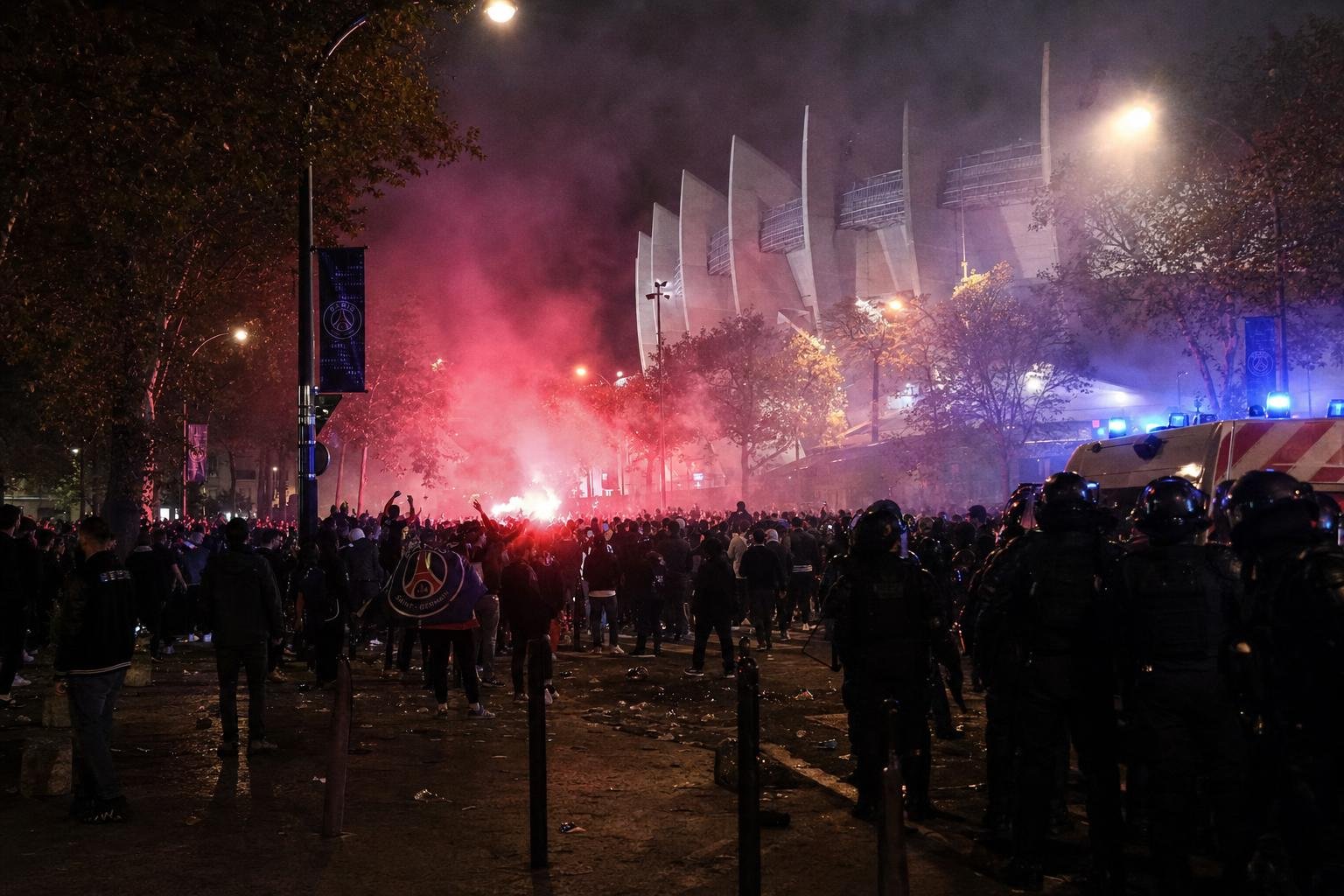 Onrustige PSG-feestnacht in Parijs na de Champions League-finale