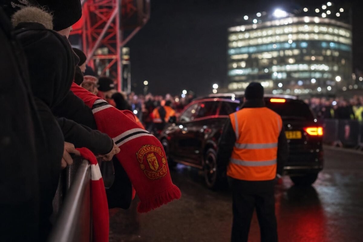Sfeerbeeld rond Manchester United bij een mogelijke transfer.