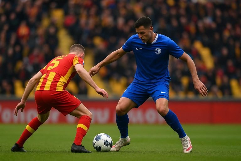 Sfeerbeeld tijdens KV Mechelen tegen KAA Gent in de Champions' Play-Offs