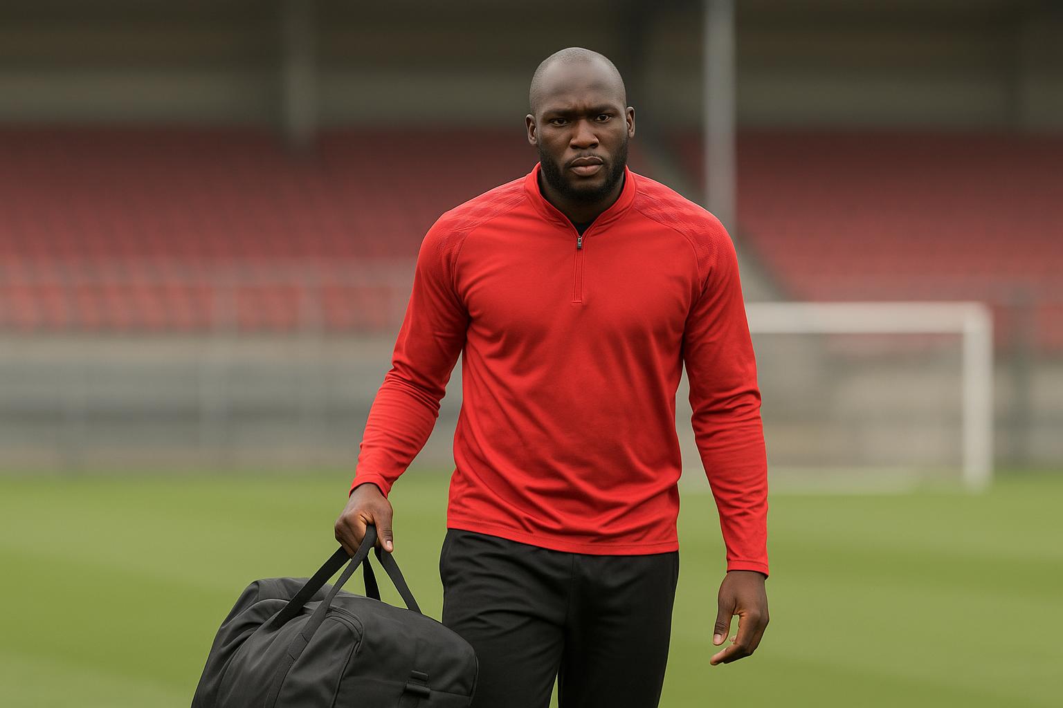 Romelu Lukaku in trainingscontext tijdens herstel richting een volgende uitdaging