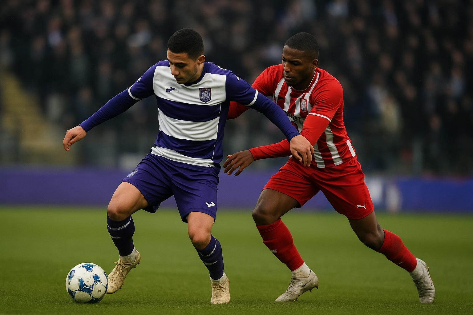 Thorgan Hazard van RSC Anderlecht na de 1-3 nederlaag tegen Club Brugge in het Lotto Park