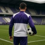 Sfeerbeeld rond RSC Anderlecht met focus op een linksachter in wedstrijdcontext