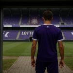 Lotto Park van RSC Anderlecht in aanloop naar een wedstrijd