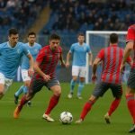Spelmoment in de extra tijd tijdens Cremonese tegen Lazio in de Serie A