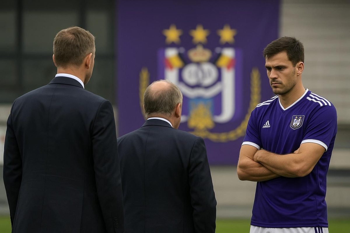 Antoine Sibierski in een Anderlecht-context bij zijn start als sportief directeur