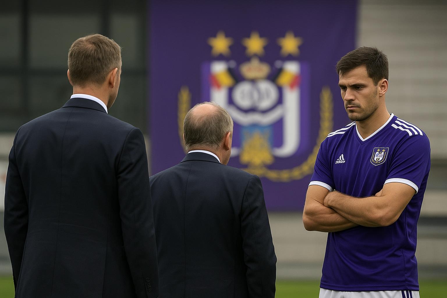 Antoine Sibierski in een Anderlecht-context bij zijn start als sportief directeur