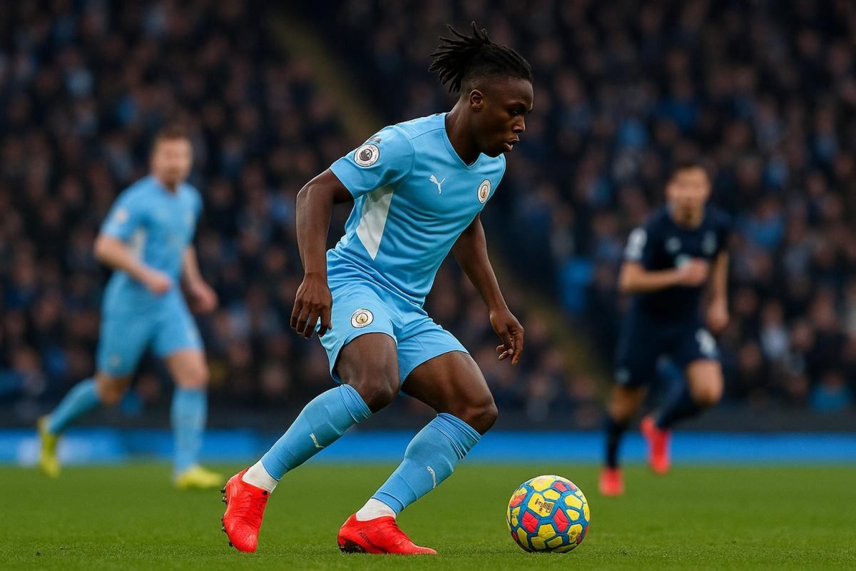 Jérémy Doku reageert na het 3-3-gelijkspel van Manchester City tegen Everton