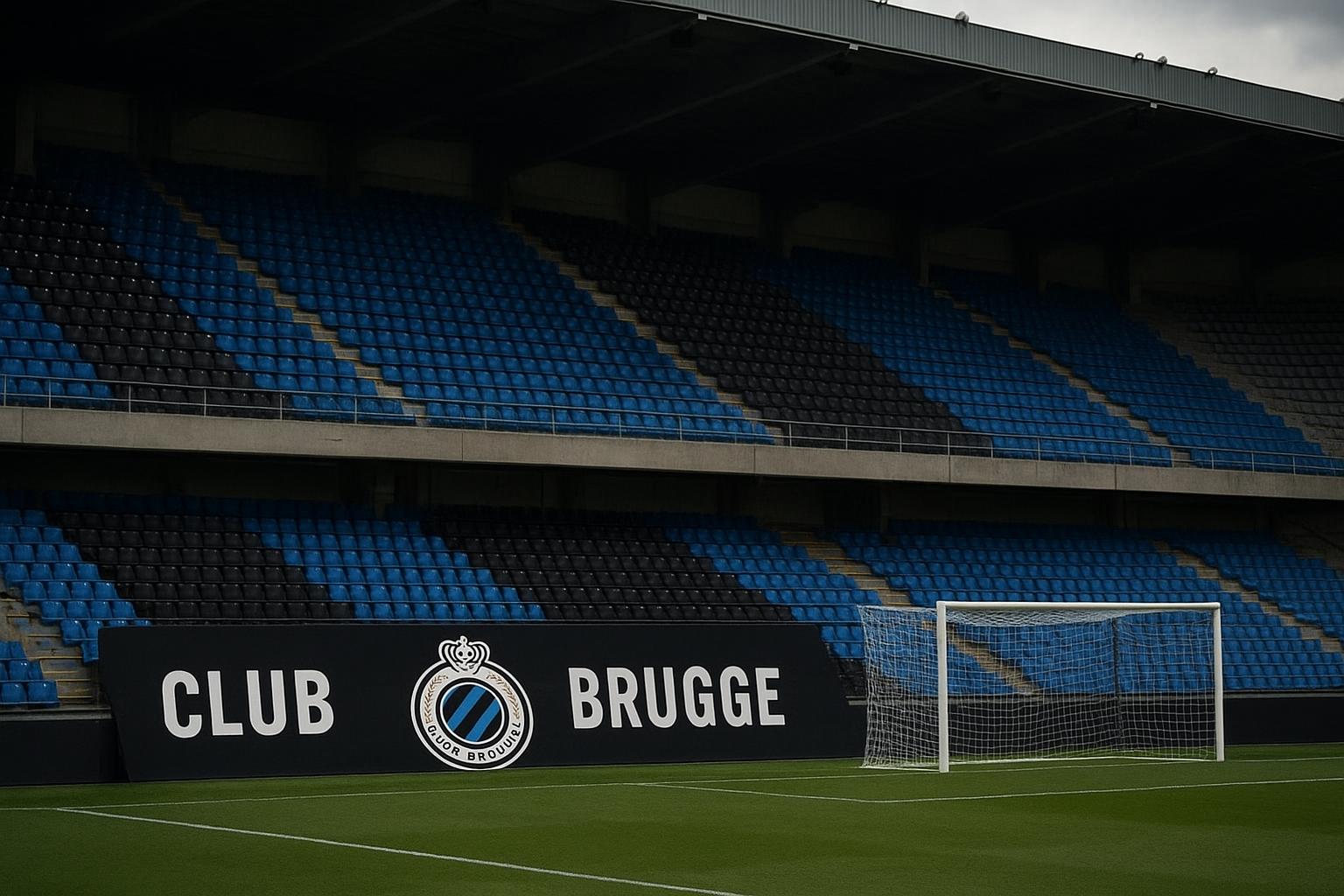 Stadionbeeld in Brugge in de context van de geruchten rond Dรฉvy Rigaux en Feyenoord