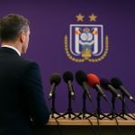 Antoine Sibierski bij zijn voorstelling als sportief directeur van RSC Anderlecht