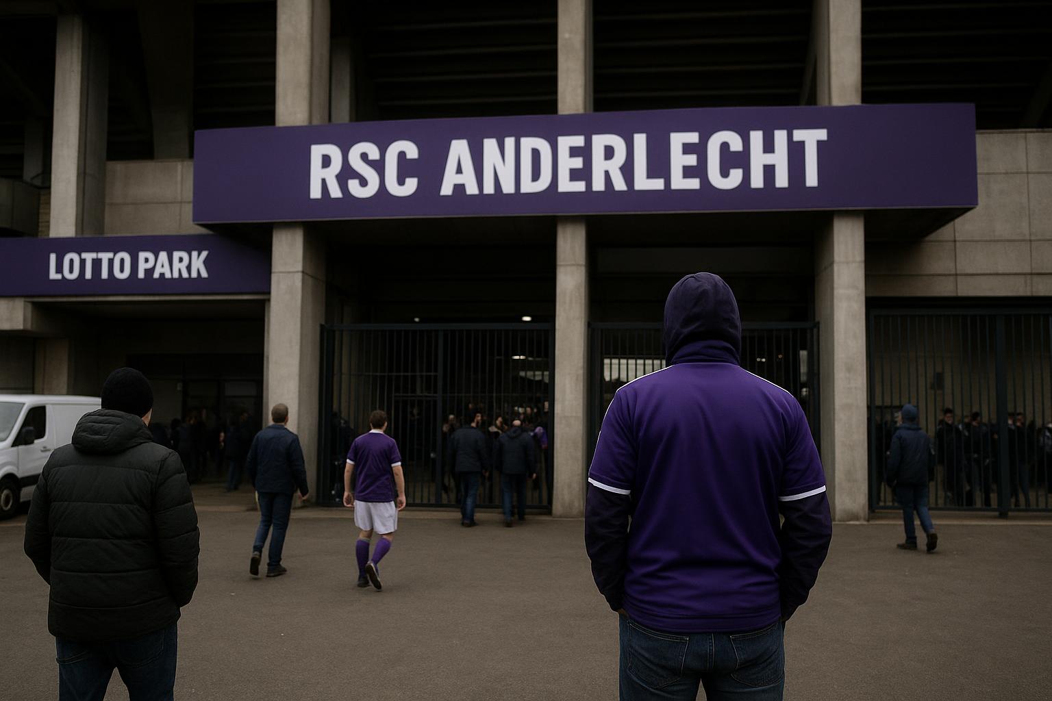 Sfeerbeeld rond het Lotto Park van RSC Anderlecht