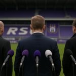 Kenneth Bornauw van RSC Anderlecht op de clubsite tijdens een sportieve werkdag