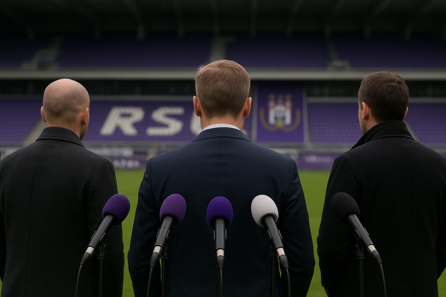 Kenneth Bornauw van RSC Anderlecht op de clubsite tijdens een sportieve werkdag