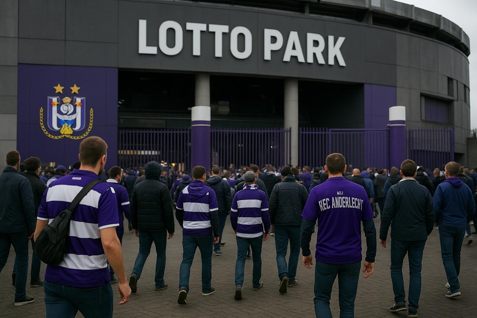 Lotto Park, het stadion van RSC Anderlecht in Brussel