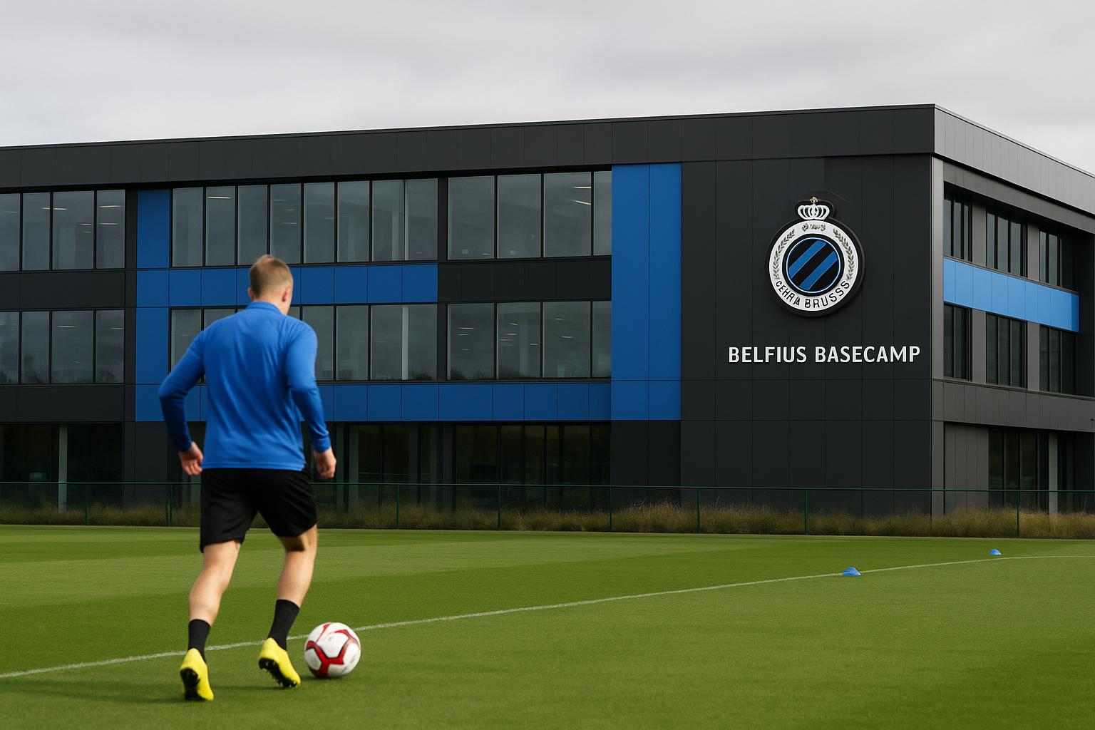 Het Belfius Basecamp van Club Brugge, waar een deel van het complex vernieuwd wordt.