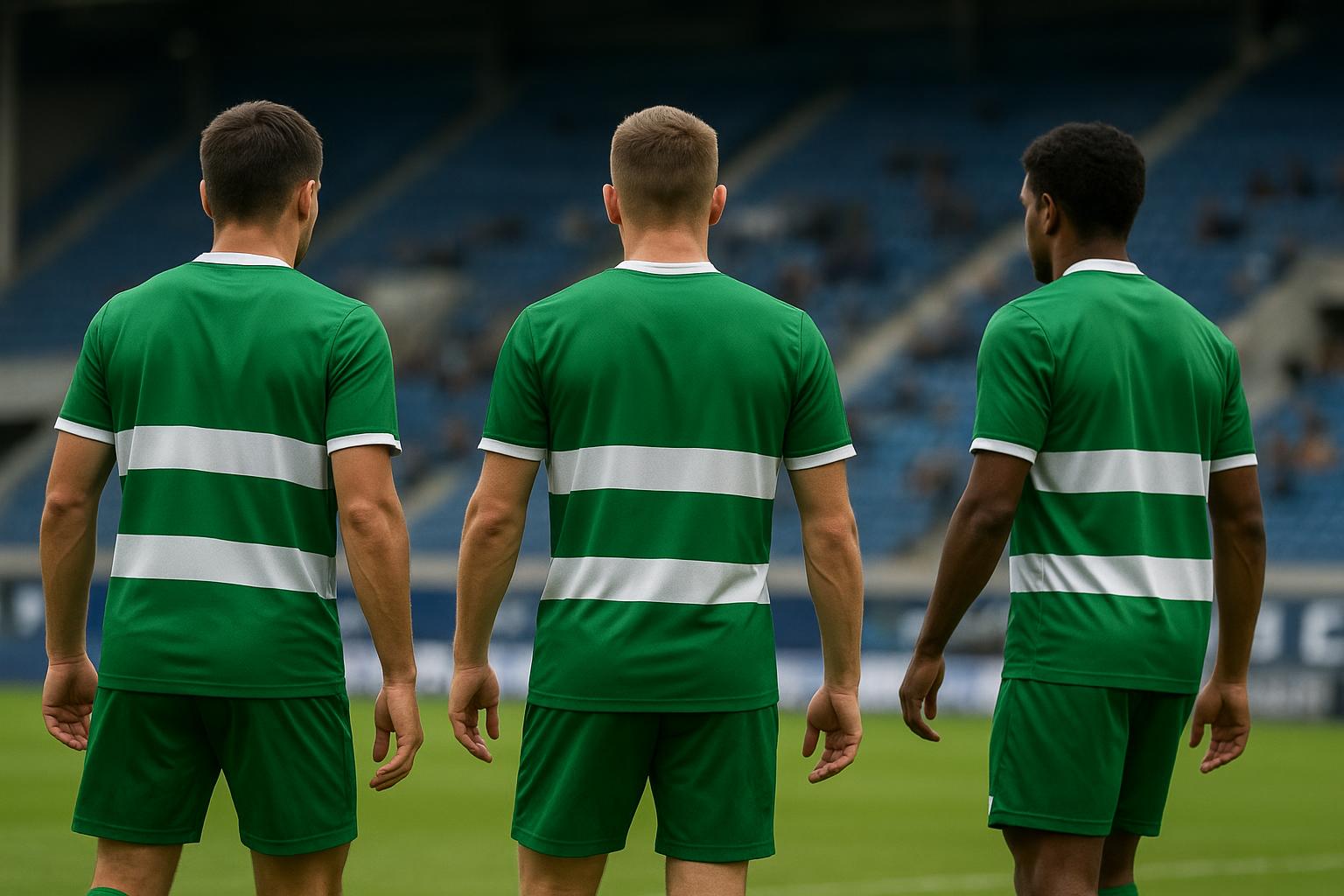 Spelers van KAA Gent vieren een doelpunt in het stadion