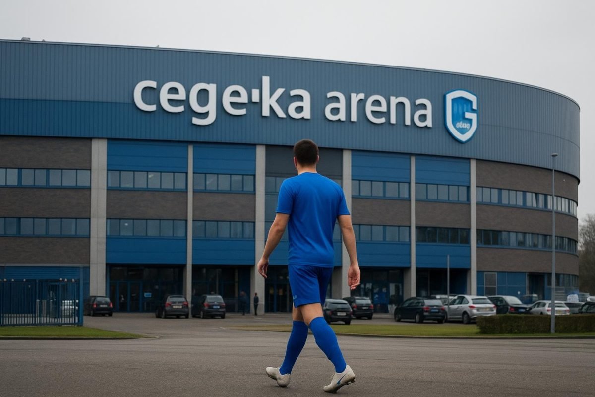 Cegeka Arena van KRC Genk in aanloop naar een drukke transferzomer