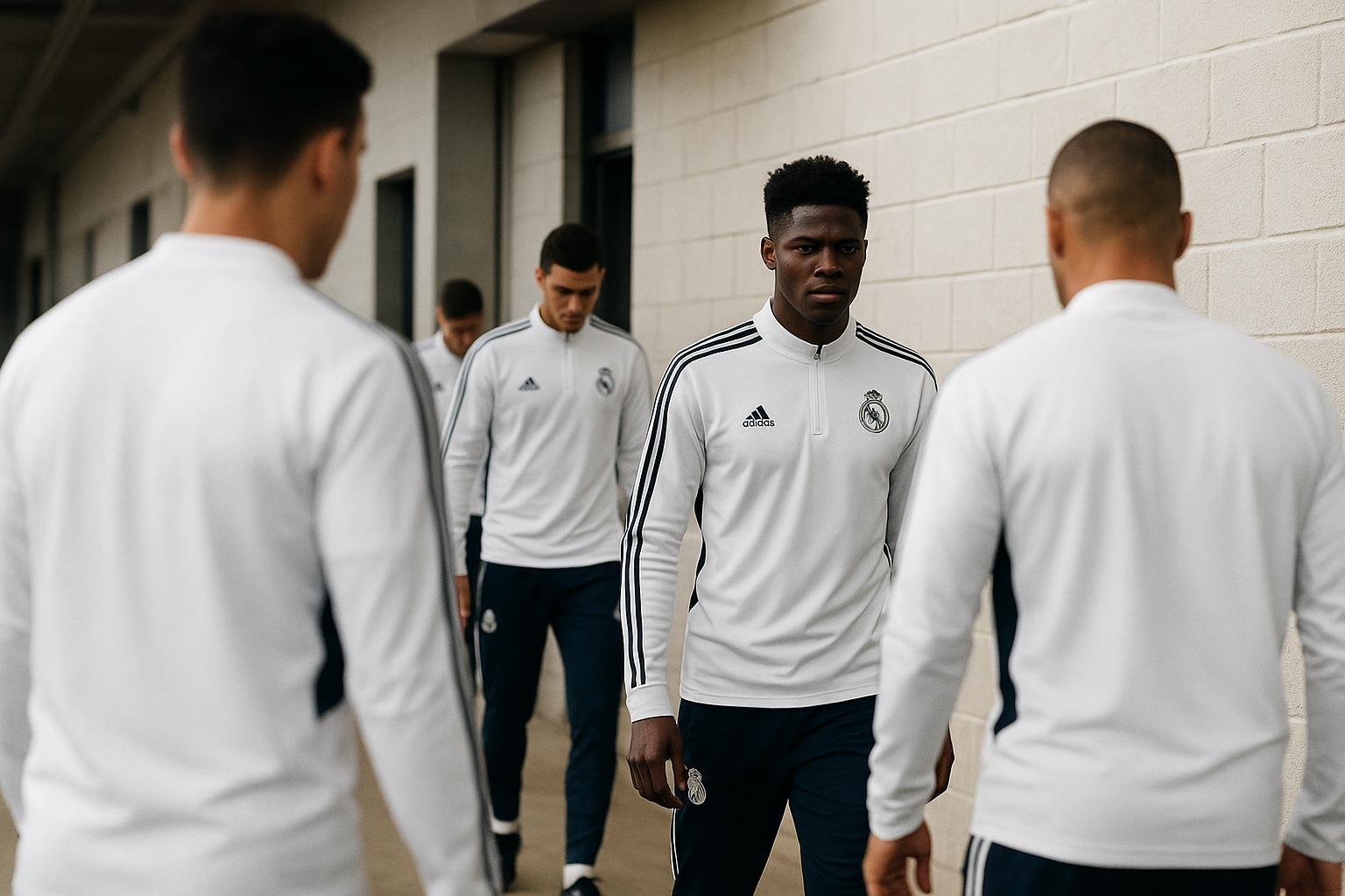 Sfeershot rond Real Madrid met focus op spanning na trainingsincidenten
