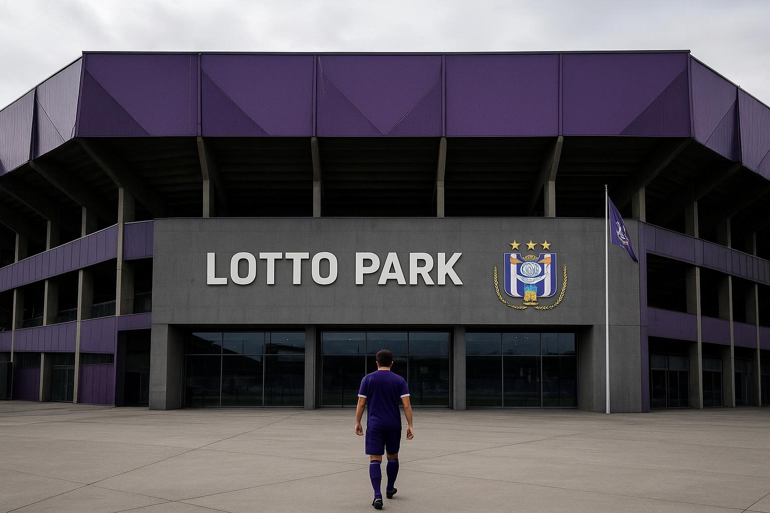 Sfeerbeeld rond het Lotto Park van RSC Anderlecht