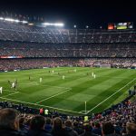 Sfeerbeeld in Camp Nou tijdens FC Barcelona tegen Real Madrid
