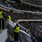 Sfeerbeeld in het Bernabéu tijdens Real Madrid tegen Real Oviedo