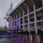 Sfeerbeeld aan het Lotto Park bij RSC Anderlecht met focus op de clubomgeving