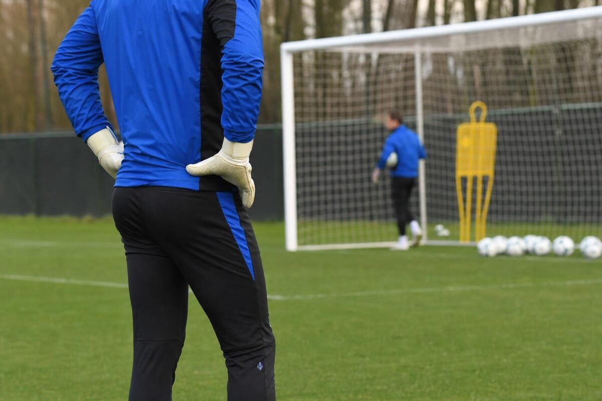 Ivan Leko tijdens een training van Club Brugge in aanloop naar de topper tegen Union