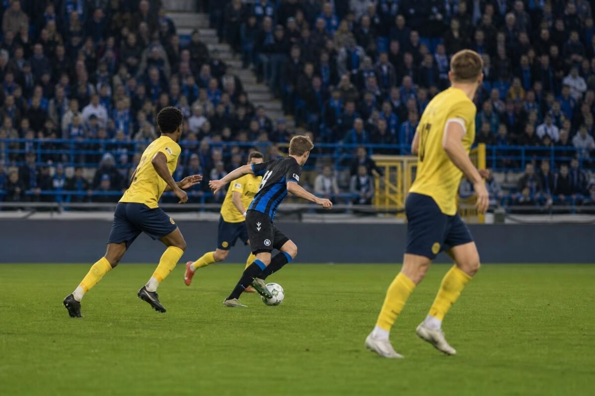 Sfeerbeeld van Club Brugge tegen Union in het Jan Breydelstadion