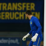 Kjell Scherpen in actie als doelman van Union SG tijdens een wedstrijd