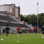 Sfeerbeeld van een training van Union SG in het Dudenpark