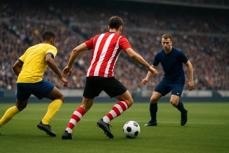 Sfeerbeeld in een Belgisch stadion in aanloop naar een topwedstrijd in de titelstrijd